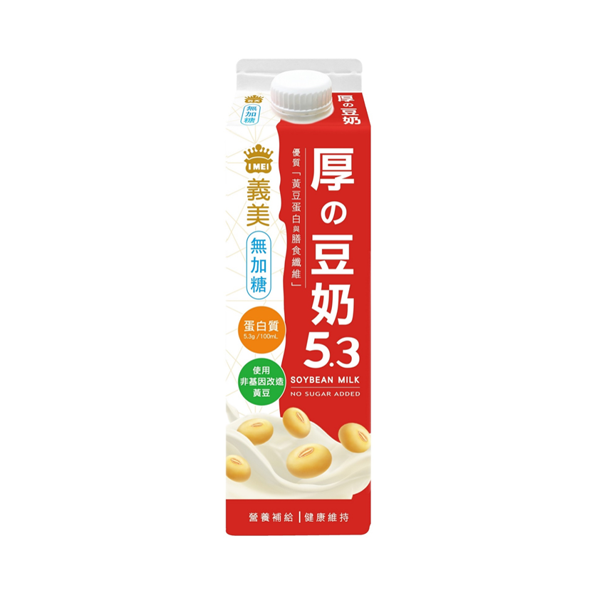 義美無加糖厚豆奶９３８