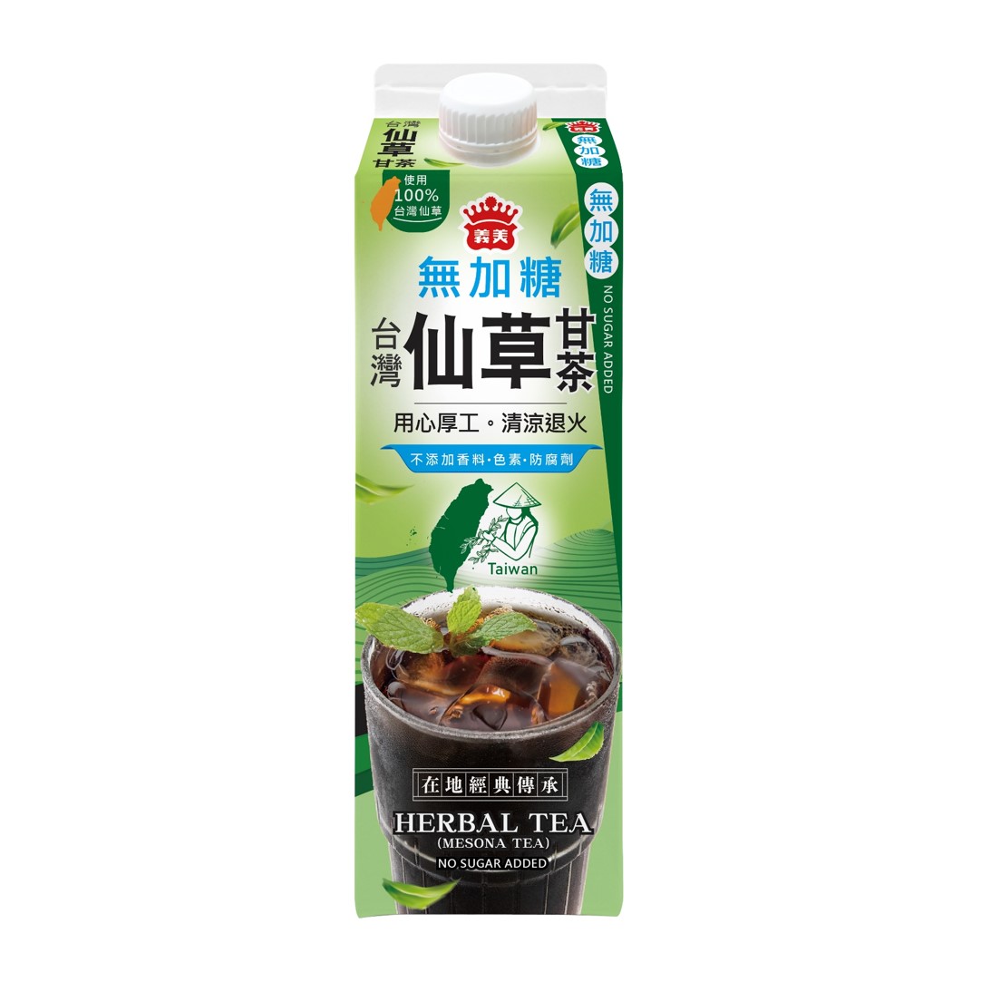 義美無加糖仙草甘茶