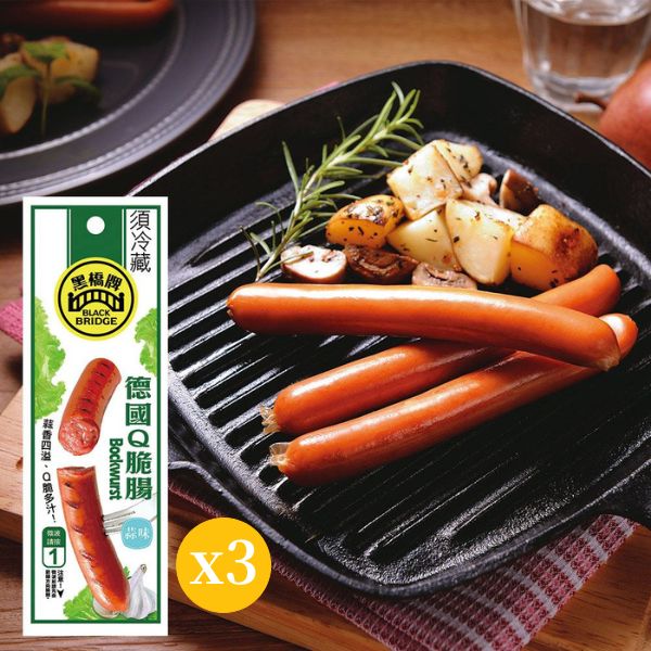 蒜味德國Ｑ脆腸３包