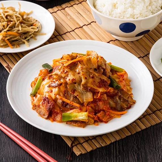 韓式泡菜炒豬五花
